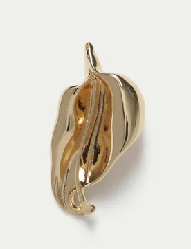 Gold Tone Tulip Brooch Gold female - Marksandspencer.com - FashionsVida