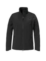 Chaqueta Softshell de Mujer para Senderismo Fracon negro 46