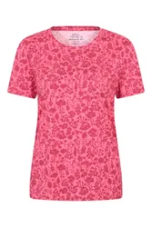 Printed Womens T-Shirt - Pink - Pink - Size: 12