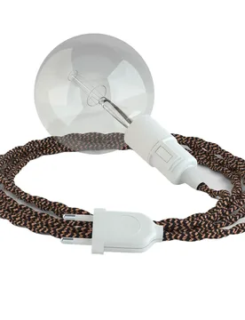 Cables Suspension Luminaire Tz22 3 M Black / Brown / White One Size - Creative - FashionsVida