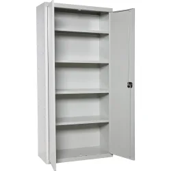 Armario metálico Profesional 2 Puertas y 4 Baldas Interiores