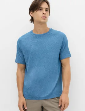 Seam Free Sports T-Shirt Dark Petrol male - Goodmove - FashionsVida