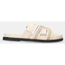 Mules mujer piel punta redonda
