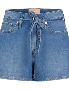 Short Pixi Linen Blend Mw Light Blue Denim S - Jjxx - FashionsVida