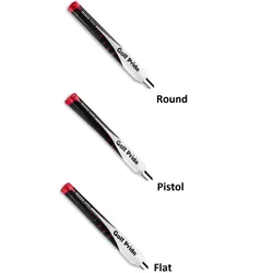 Puttergriff Reverse Taper, weiss/schwarz/rot