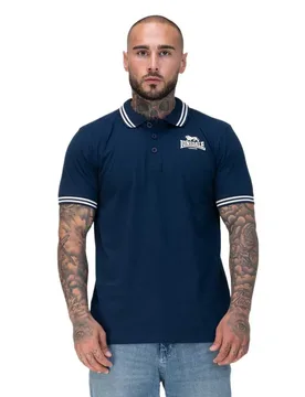 Polo à Manches Courtes Rhodes Dark Navy / Ecru 3XL - Lonsdale - FashionsVida