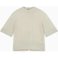 Jersey de mujer con lino manga corta
