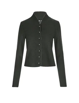 Trachtenstrickjacke BRUNA dunkelgrün XL Damen - Stapf - FashionsVida