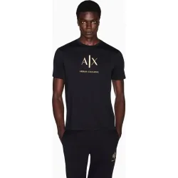 Camiseta de hombre manga corta con logo gold