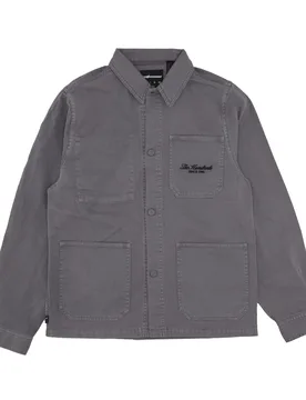 Giacca Workwear Uomo Lens Work Jacket Grey - The Hundreds - FashionsVida