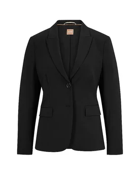 Blazer coupe droite JULEAH noir 40 - BOSS - FashionsVida