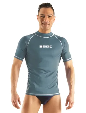 Rash Guard Manches Courtes T-sun Grey M - Seacsub - FashionsVida
