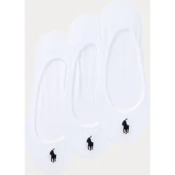 Pack de tres pares de pinkies de mujer de algodón con caballo bordado