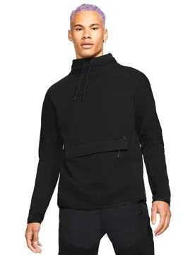 Tech Fleece Funnel Neck Top - Jacke-Fleece - schwarz - Herren - Size: XL - Nike - FashionsVida