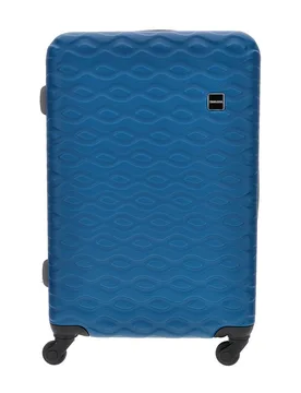 Trolley piccolo blu rigido 4 ruote PR187/P - PRIMA RIGA - FashionsVida
