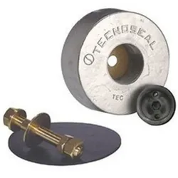 Baglietto Galvanized Stern Anode 4.17kg Grey 135 mm unisex