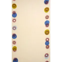 Pareo de mujer con pespuntes y soles decorativos