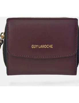 Monedero billetero mini para mujer en piel con solapa - Guy Laroche - FashionsVida