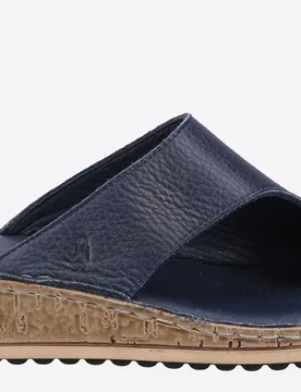 Elissa Leather Womens - Navy - Size Uk 7 - Hush puppies - FashionsVida