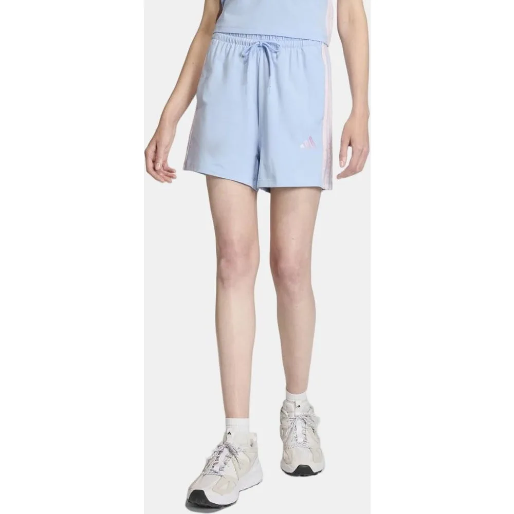 Pantalón corto de mujer Essentials Cotton 3 bandas - Adidas - FashionsVida