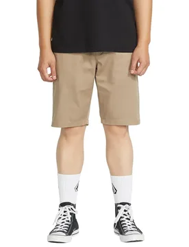 Pantaloni Corti Frcikin Modern Stretch 21´´ Khaki 30 - Volcom - FashionsVida