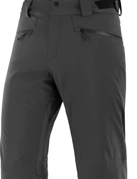 Pantalon de ski imperméable et isolant - Edge Pant M Deep Black - Taille L - Noir - Salomon - FashionsVida