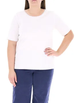 T-shirt girocollo PANNA M - LUISA VIOLA - FashionsVida