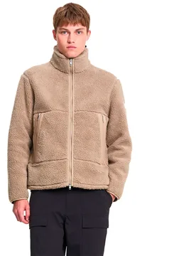 Felpa Con Zip Aiw26mfle002 Powder XL - Aigle - FashionsVida