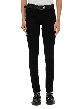 Jeans Mid Rise Skinny Black 26 - Superdry - FashionsVida