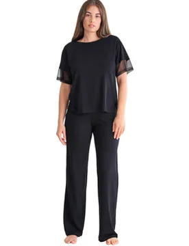 Pyjama-Sets Pyjama Hose T-Shirt Sia Eu Xxl;Eu S;Eu L;Eu Xl - Lisca - FashionsVida