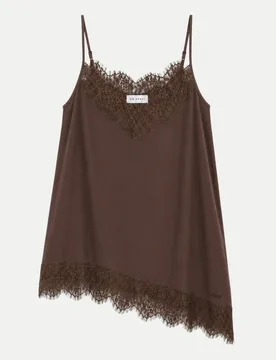 OH APRIL Satin Top Tami Braun S - OH APRIL - FashionsVida