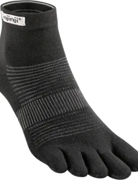 Run Mini Crew Zehensocken Unisex Schwarz Gr. L - Injinji - FashionsVida