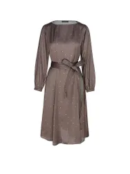 Mini-robe marron 36