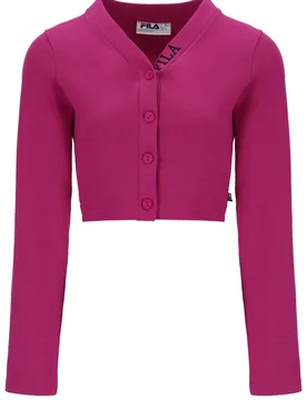 Zara Womens Thick Rib Crop Cardigan - XS - FILA - FashionsVida