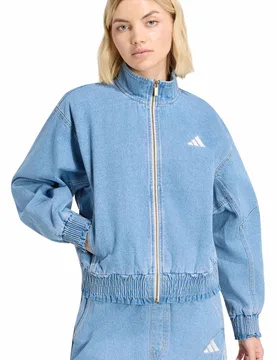 Stadium denim washed chaquetas mujer Azul (S) - Adidas - FashionsVida