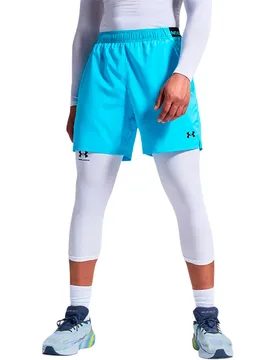 Short Vanish Woven 2.0 6´´ Black / Blue M - Under armour - FashionsVida