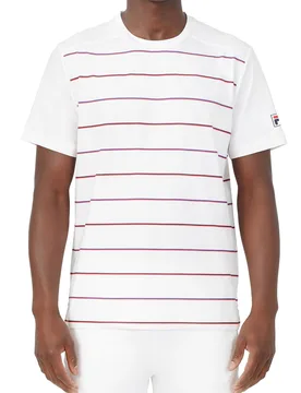 Men's HERITAGE Stripe Crew Top - US XS - FILA Tennis - FashionsVida