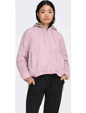 Abrigo de mujer acolchado y con capucha - Only - FashionsVida