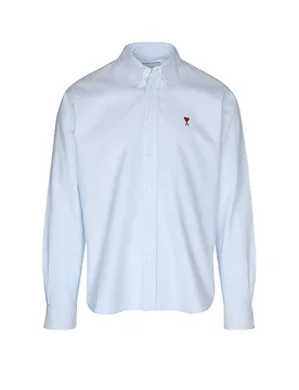Ami Paris Camicia azzurro S - AMI PARIS - FashionsVida