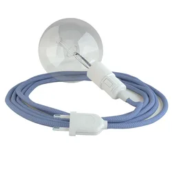 Cables Suspension Luminaire Rm07 3 M Lilac / White One Size