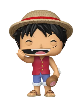 POP! Animation - One Piece #1945 Monkey D. Luffy with Meat 10-Inch Jumbo Sized - Funko - FashionsVida