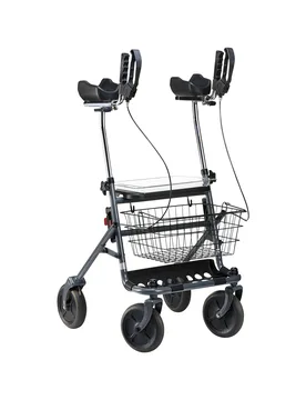 Arthritis-Rollator FAKTO+ mit Unterarmauflage silber - DIETZ REHA PRODUKTE - FashionsVida