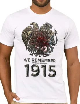 Armenian Genocide. We Remember, Blood Stained Badge Printed T-Shirt. Summer Cotton Short Sleeve O-Neck Unisex T Shirt S-3XL - Aliexpress - FashionsVida