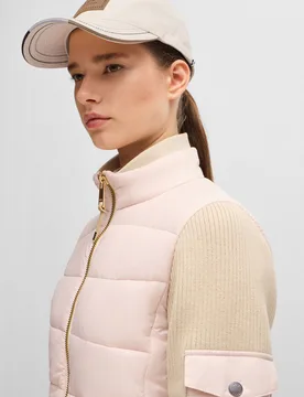 Equestrian Cap LEATHER VINTAGE PATCH pearl 55 - BOSS - FashionsVida