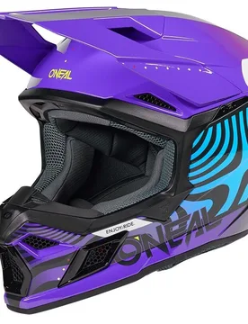 Casco Moto Cross Enduro 3SRS NOVA V.27 Viola taglia M - Oneal - FashionsVida