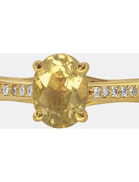 Anillo de oro y diamante lemon - El Corte Inglés - FashionsVida