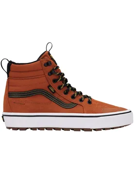 Wasserdichte und warme Schuhe mit PrimaLoft® Sk8-Hi Waterproof Insulated MTE Glazed Ginger für Herren aus Leder Größe 44 Orange - Vans - FashionsVida