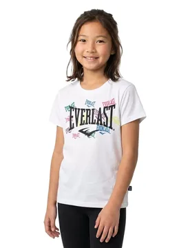 T-shirt à Manches Courtes Lfs Rainbow White 10 Années Fille - Everlast - FashionsVida
