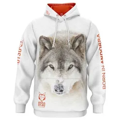 Wolf Hoodie Multicolor L Men,Women