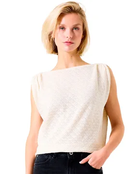 Blouse Sans Manches G50240 Whitecap XS - Garcia - FashionsVida